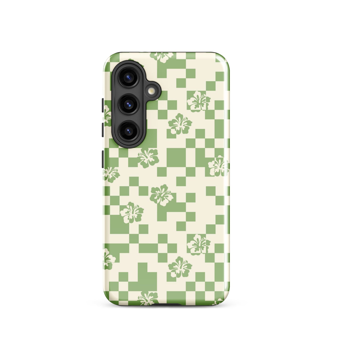 Green Hibiscus Samsung Case