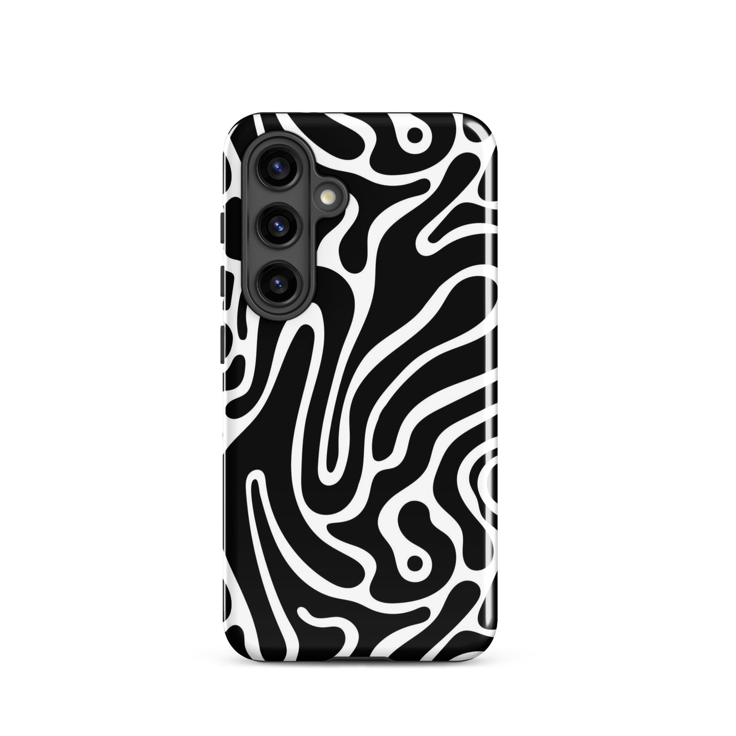 Wavy Noir Samsung Case