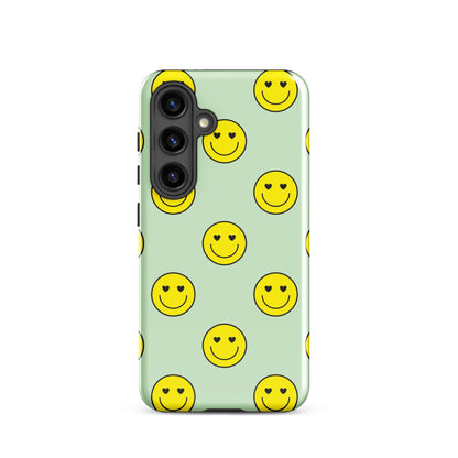 Neon Smiley Faces Samsung Case