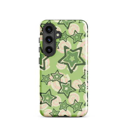 Y2K Green Star Samsung Case