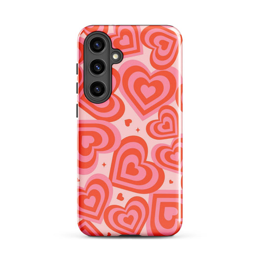 Pink & Red Hearts Samsung Case