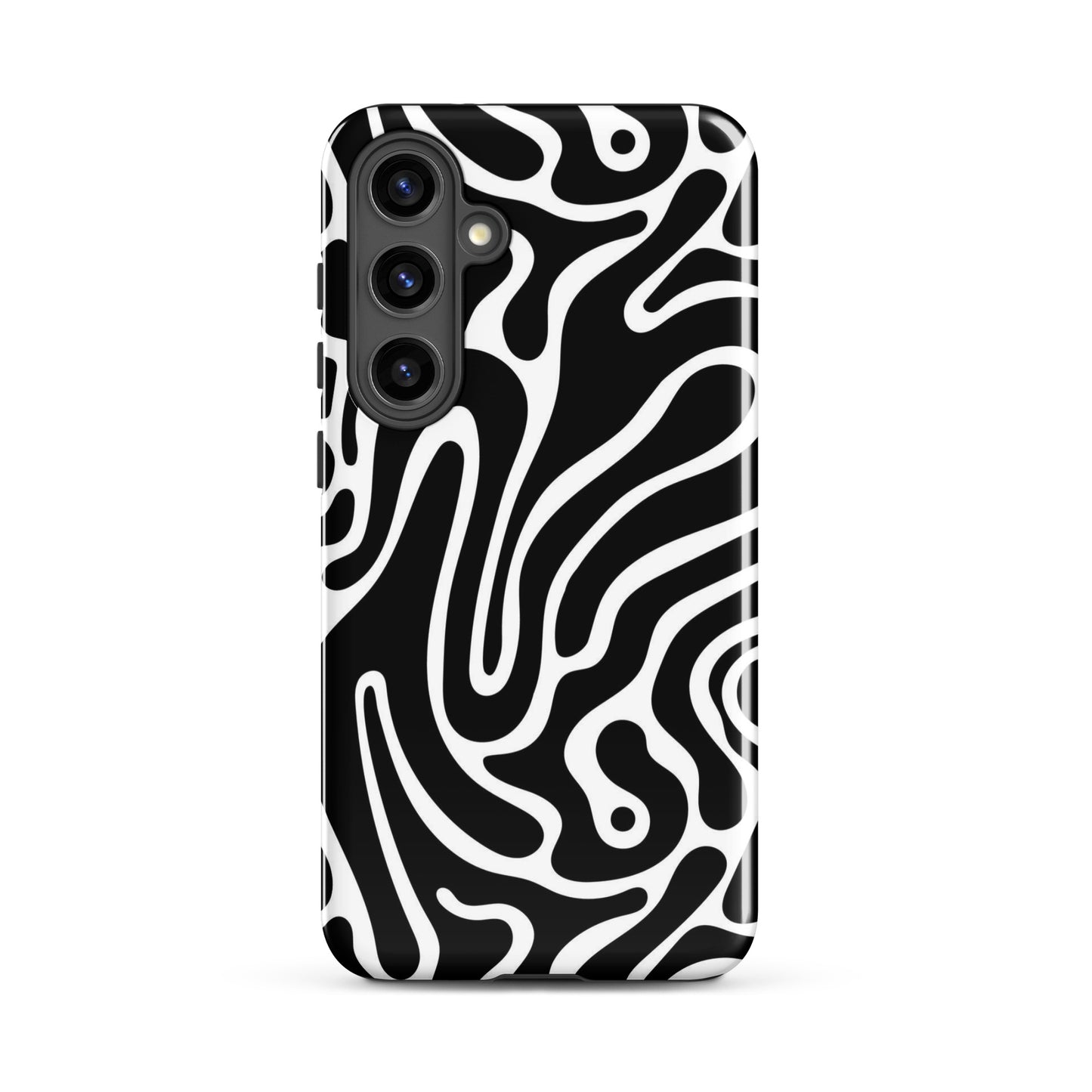 Wavy Noir Samsung Case