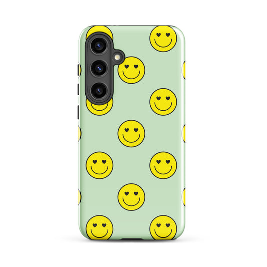 Neon Smiley Faces Samsung Case