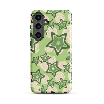 Y2K Green Star Samsung Case