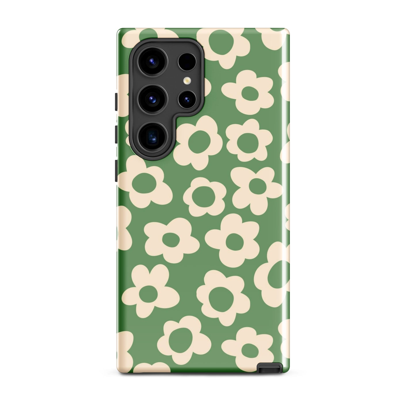 Green Las Flores Samsung Case