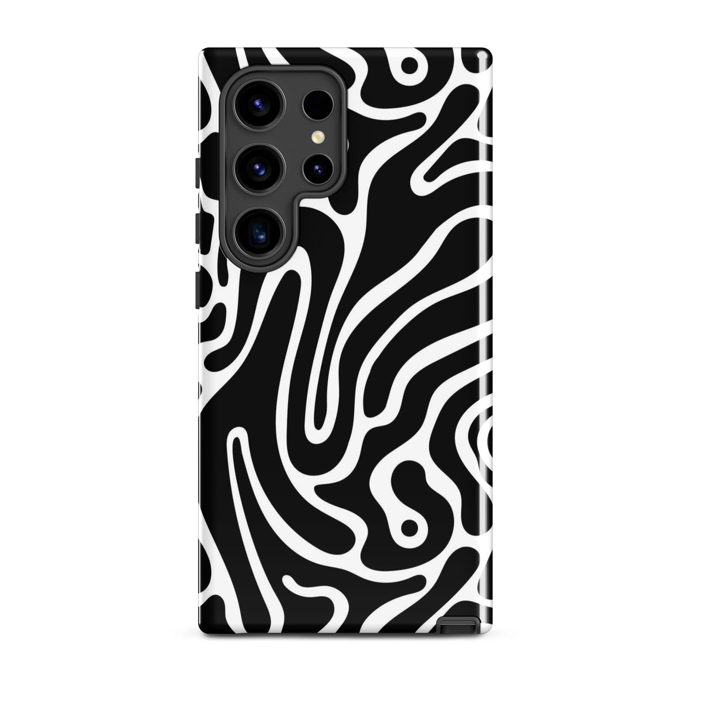 Wavy Noir Samsung Case