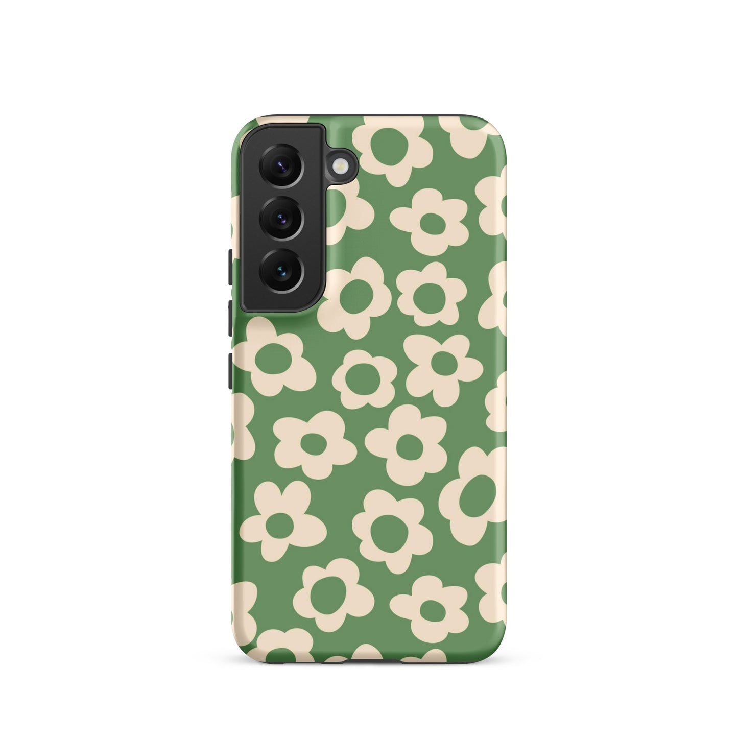 Green Las Flores Samsung Case