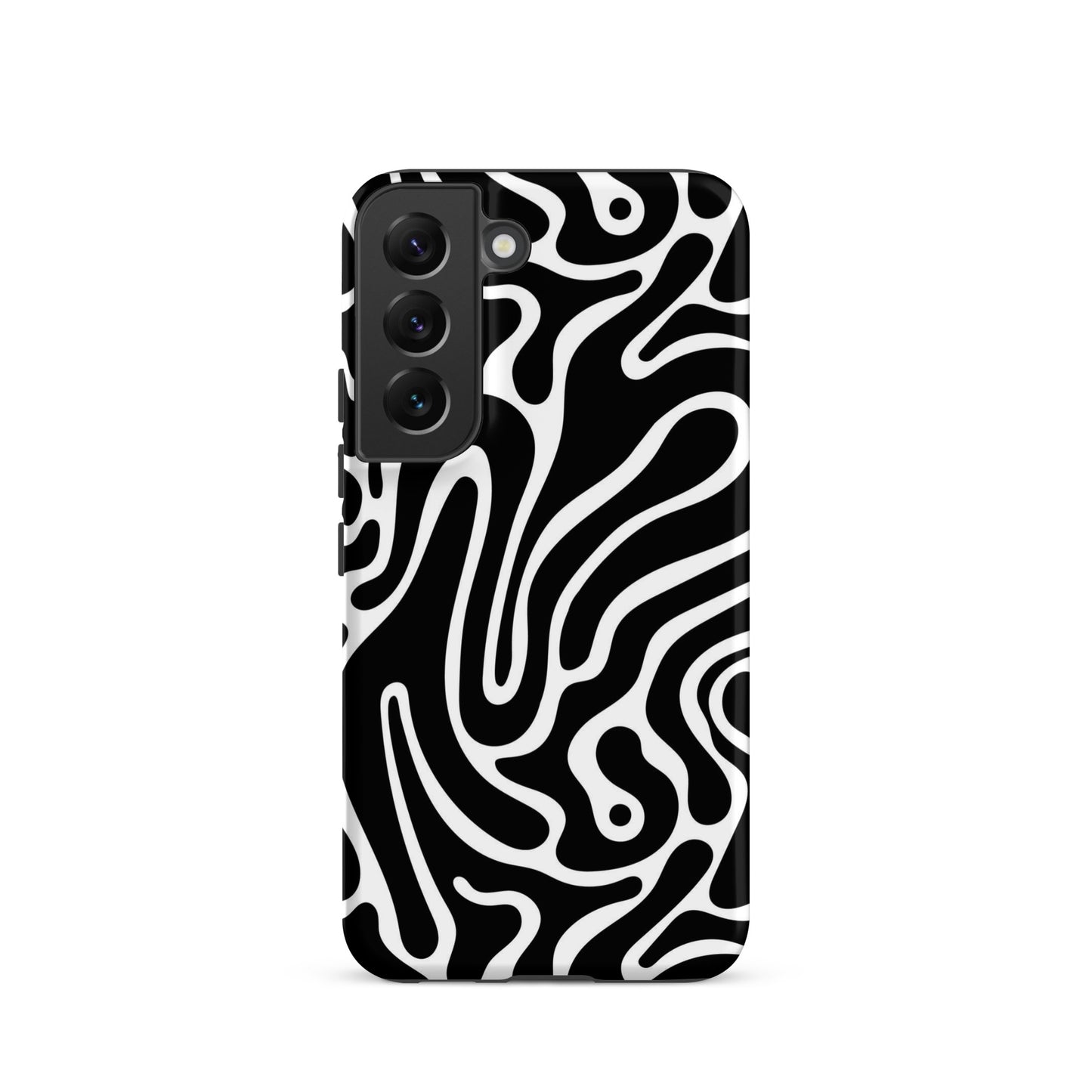 Wavy Noir Samsung Case