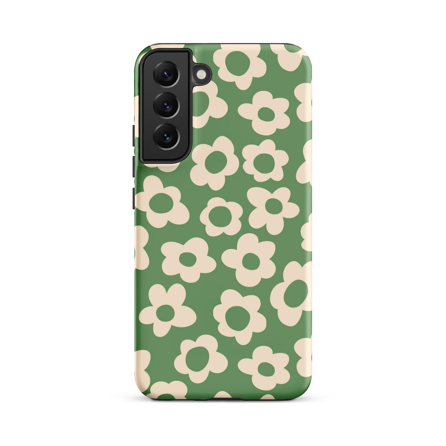 Green Las Flores Samsung Case