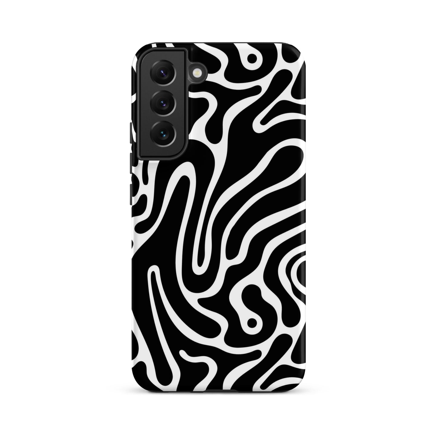 Wavy Noir Samsung Case