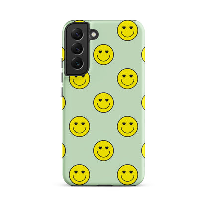 Neon Smiley Faces Samsung Case