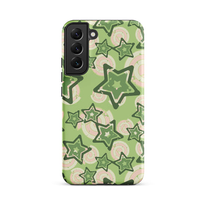 Y2K Green Star Samsung Case