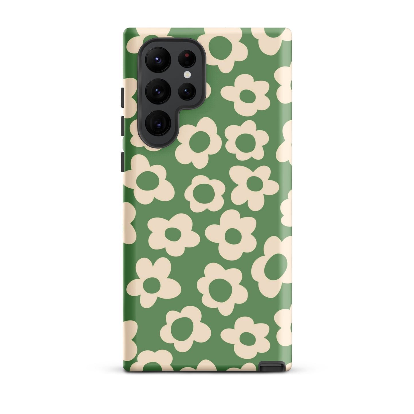 Green Las Flores Samsung Case