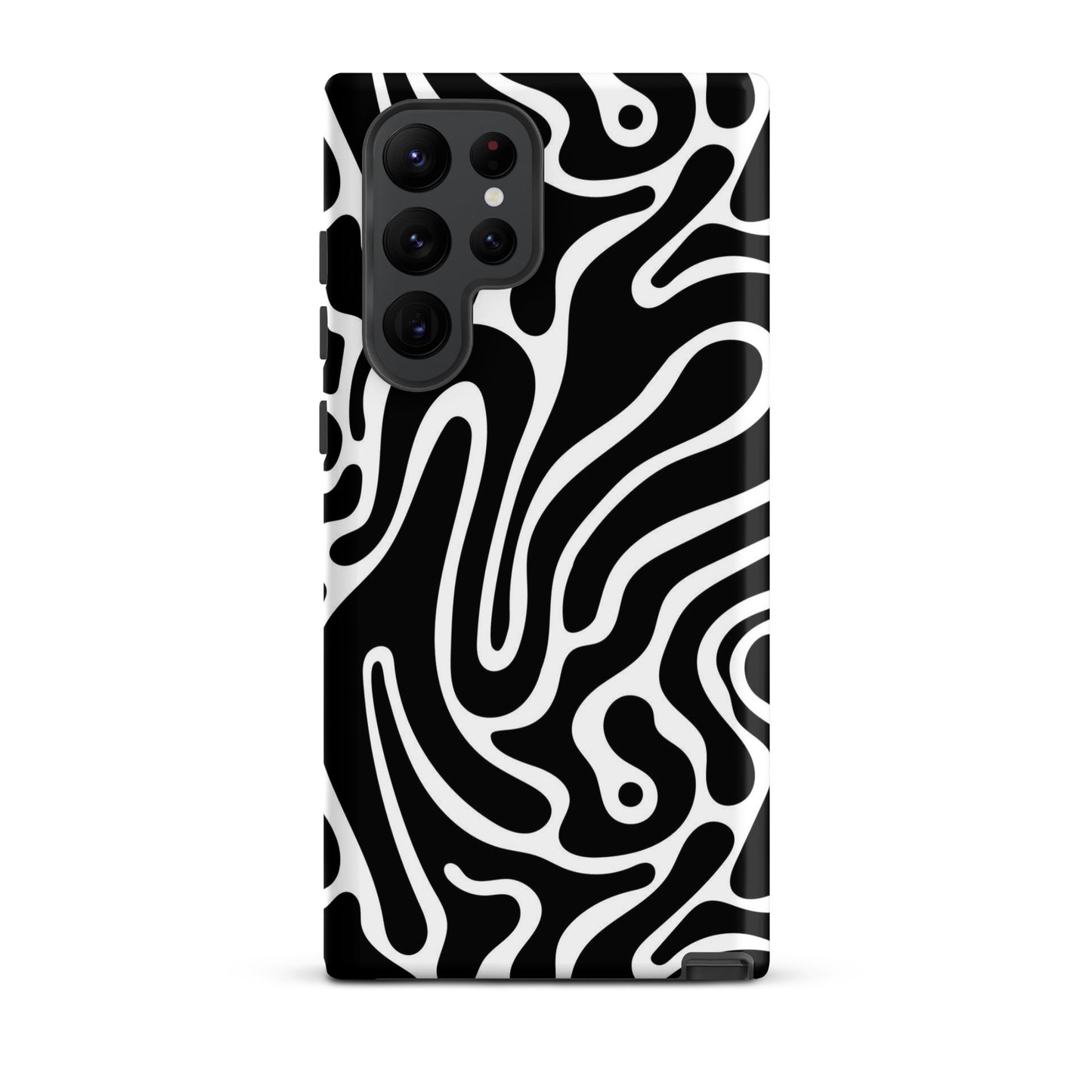 Wavy Noir Samsung Case