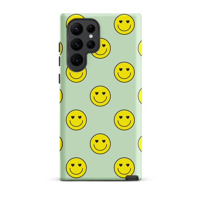 Neon Smiley Faces Samsung Case