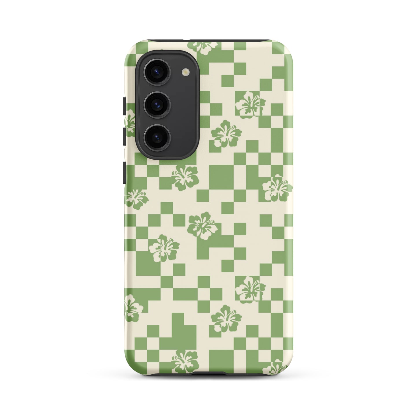 Green Hibiscus Samsung Case