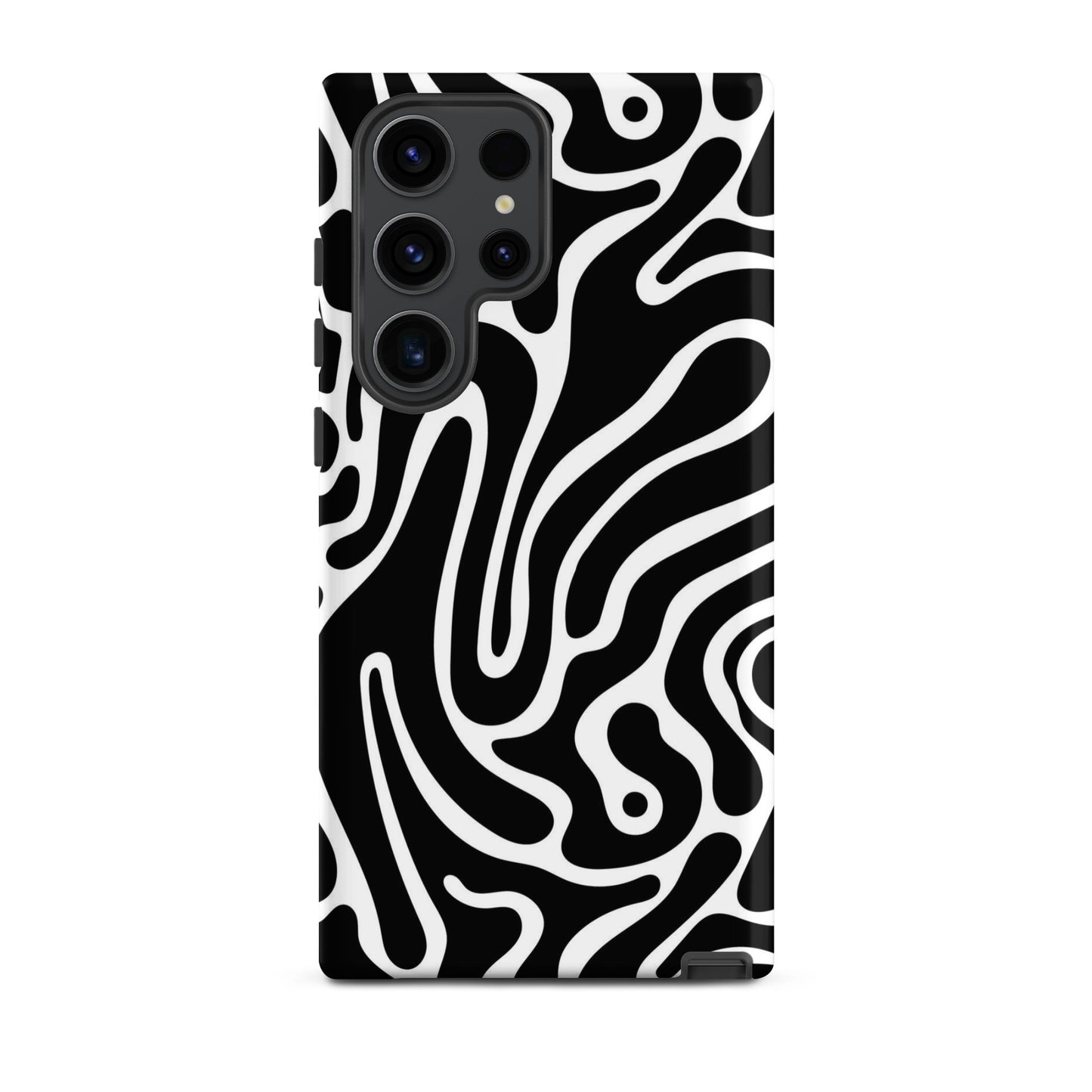 Wavy Noir Samsung Case