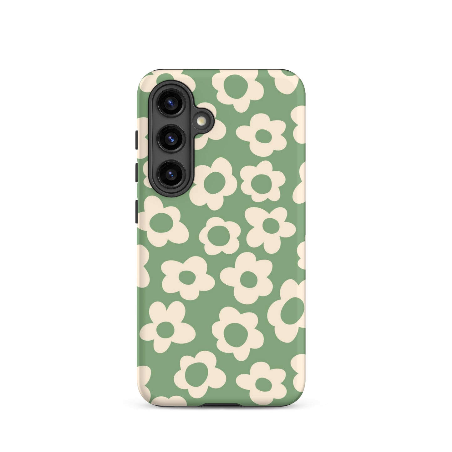 Green Las Flores Samsung Case