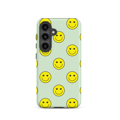 Neon Smiley Faces Samsung Case