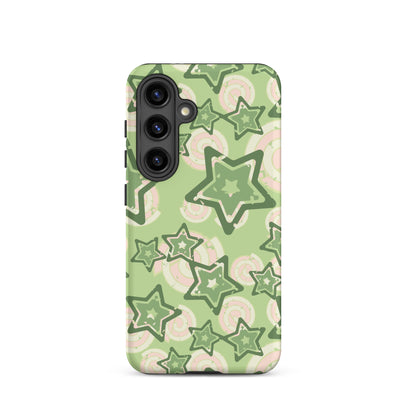 Y2K Green Star Samsung Case