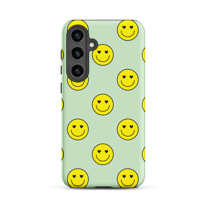 Neon Smiley Faces Samsung Case