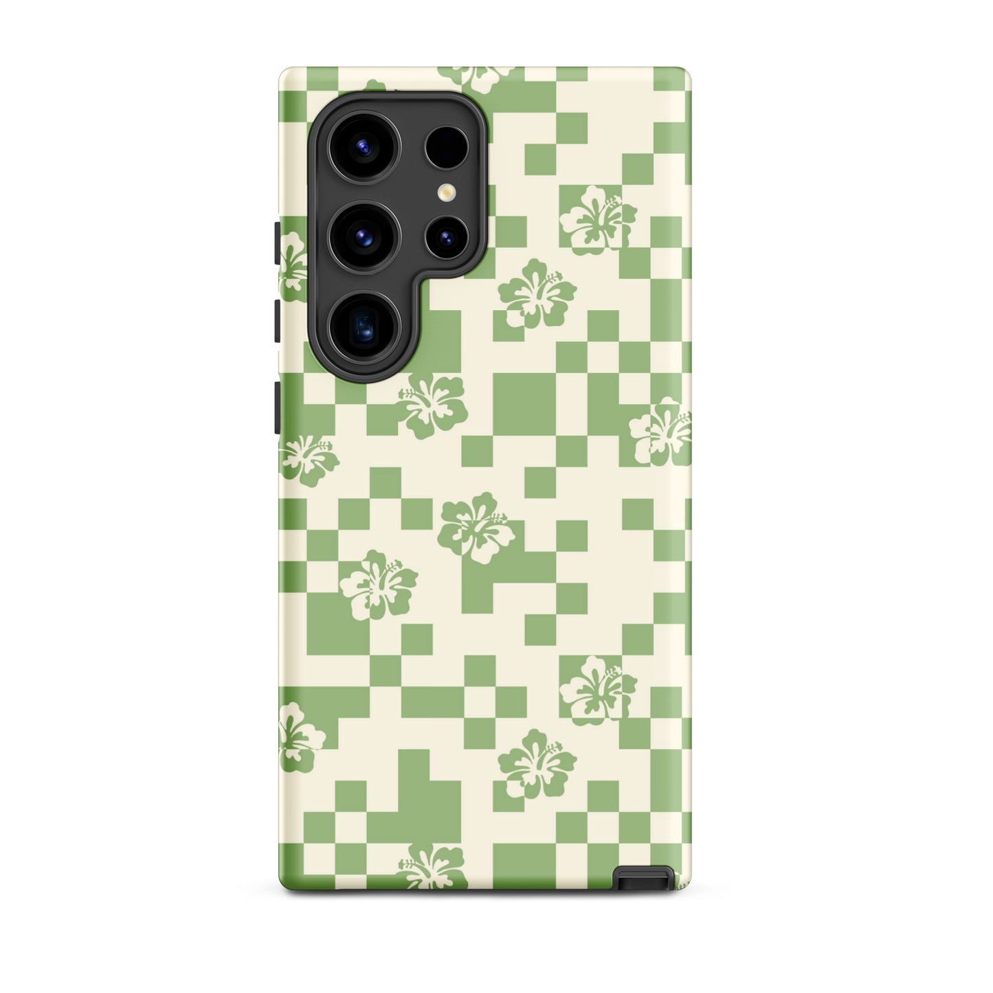 Green Hibiscus Samsung Case